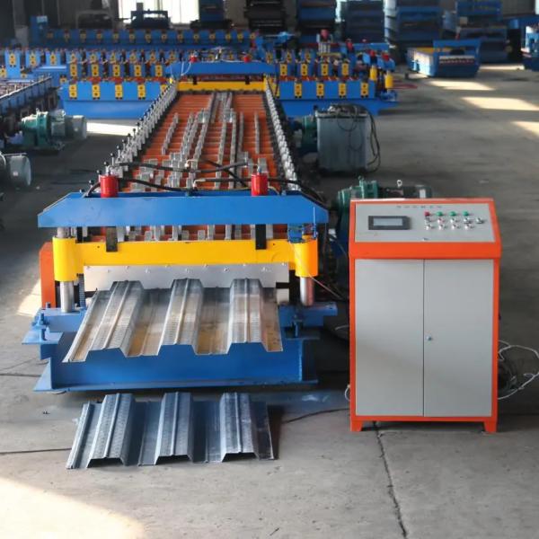 China 70mm Roller Diameter Floor Deck Forming Machine 380v 50hz 3 Phase Voltage factory