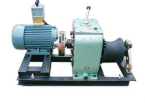 China Cable Winch Puller 3 / 5 Ton Electric Winch , Wire Rope Winch For Cable Pulling factory