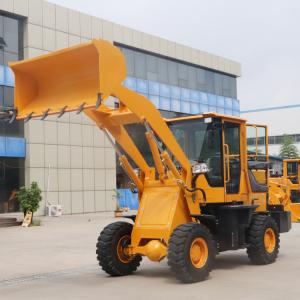 China Mini Front End Loader Machine , 1900kg Front Wheel Loader Excavator factory