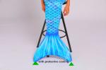 Anti -UV Realistic Looking Mermaid Tails Aqua Color Lasting Long Time