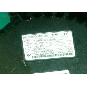 Industrial Servo Motor Yaskawa New AC Servo Motor 3.0A 2.84N.m 1000W SGMG-03ASBC