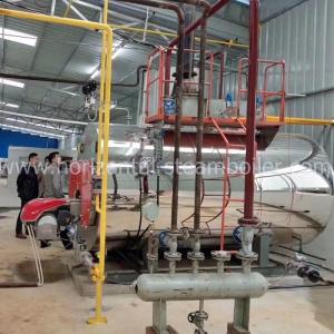 China Low Pressure Wet Back Boiler / Stainless Steel Coal Fired Back Boiler Systems factory