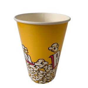 China Single Use 85 Oz Popcorn Tub Oil Proof Custom Popcorn Containers Lightweight factory