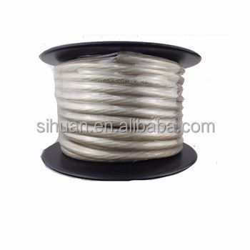 China Flexible Soft PVC Jacket Car Amplifier Power Cable with Copper Clad Aluminum Conductor factory