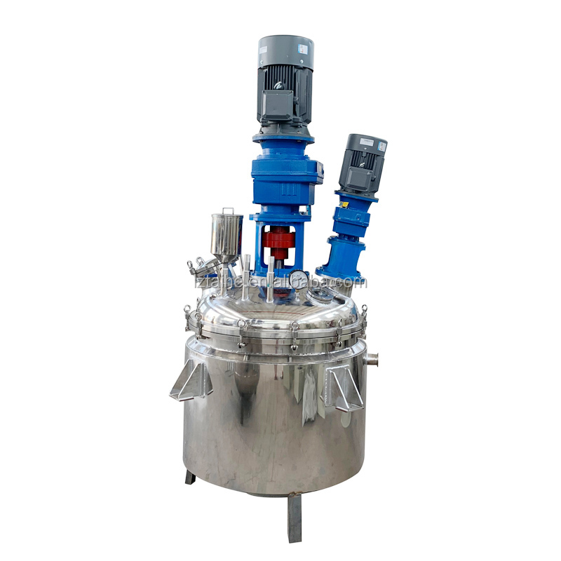 500l 1000l Stainless Steel Mixing Tank Batch Polymerization Chemical Reactor Tank