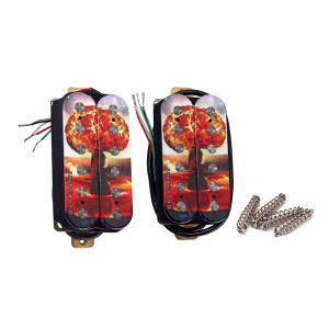 China Red Atom Humbucker Pickups Double Coil Pickup Set 19~20 KΩ For LP Electric Guitars factory