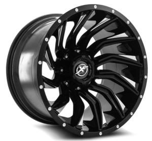 China Aluminum Alloy 6 Hole 4x4 Off Road Rims With Chrome Rivetrs factory