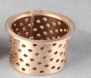 China High Temperature Self Lubricating Bushing , Graphite Bronze Sleeve Bearings factory