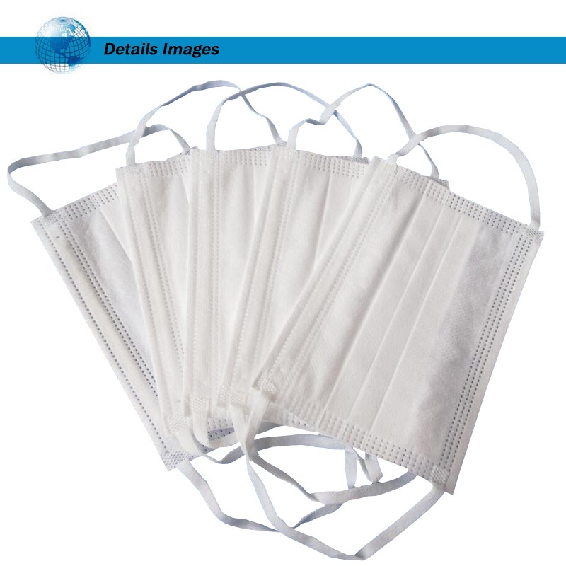 Blue Disposable Surgical Mask，Non Woven Medical Grade Face Mask Breathable