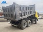 25 Tons 375HP Used HOWO Tipper Truck With 12.00R20 Tire