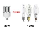 IP65 outdoor 27W LED Post Top Retrofit / Garden lights LED Corn Bulb 3000K -
