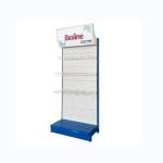 shelves system gondola supermarket equipment steel single side rack for