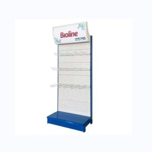 China shelves system gondola supermarket equipment steel single side rack for supermarket shop exhibit shelf gondola motor hoist factory