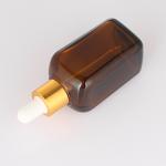 50ml Dropper Empty Serum Container Cosmetic Hair Oil Custom Logo Glass Serum