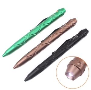 China Aluminum alloy with high brightness LED lights tactical pen defense pen self-defense pen factory