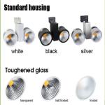 Barber Shops Clothes Shops 20w 30w 40w 1-phase 3-phase Dimmable LED Track