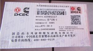 China Cummins 6BT Engine Intake Valves 3901117 factory
