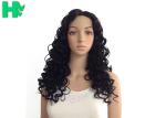 Women Curly Long Synthetic Wigs 8inch - 30inch Dark Brown Customized