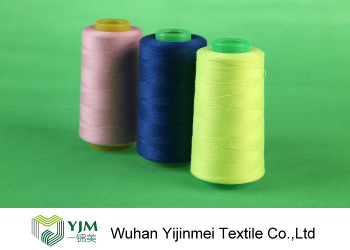 Excellent Evenness Polyester Core Spun Thread Dyed Ring Spun For Sewing