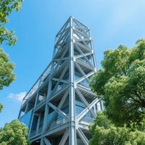 Custom Steel Frame Building 30% Lighter Than Conventional