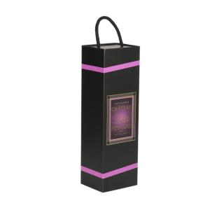 China end Custom Luxury Magnetic Closure Folding Hard Cardboard Champagne Whisky Bottle Red Wine Packaging Box factory