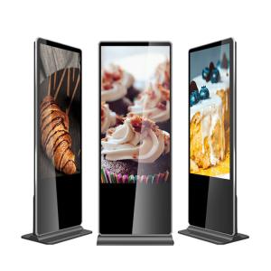China 43Inch Floor Standing LCD Advertising Display Vertical Digital Signage Totem on sale