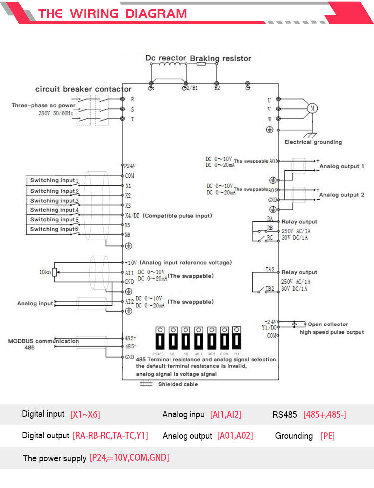 30KW 40HP 3 Phase VFD Frequency Converter 60HZ To 50HZ For Motor