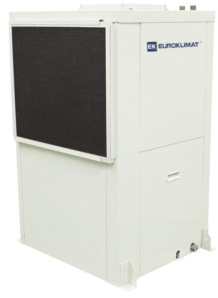 Residential 50kw / 80kw Water Source Heat Pump Package Unit Horizontal /