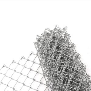 China Finest Price Factory Directly Supply 9 Gauge Galvanized Chain Link Fence Chain Link Fence With The Barbed Wire factory