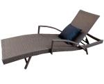 PE Poly Rattan Garden Outdoor Indoor Rattan Lounge Chair Beach Sun Holiday Patio