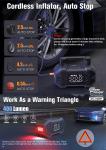 USB-A Charging Output High Discharge 20000mAh Car Battery Charger and Jump