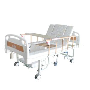 China Multi-functional Manual Nursing Bed Wheelchair Bed for hospital patient Adjustable patient hospital bed factory