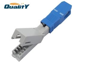 China SC UPC Fiber Optic Connector / SC UPC Fiber Optic Fast Connectors Simplex Fiber Optic Connector factory