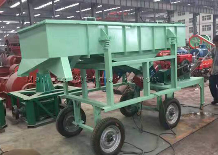 Powder Separating 960RPM 500×2000mm 200mm Linear Motion Vibrating Screen