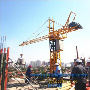 China OEM Cheap QT10 Small Inner Tower Crane Inside Buildings 9 meter Load 700kg factory