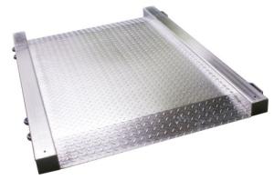 China 3 Ton Industrial Floor Weighing Scales , Warehouse Floor Scale 65mm Platform Height factory