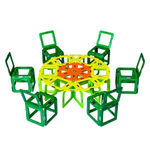 China Family Theme Magnetic Tiles Building Blocks Stem Educational Toys Custom CE Approved factory