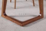 Modern Wooden Style Ash Wood Round Dining Table