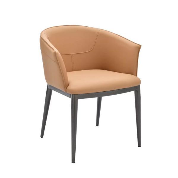 Popular Design Modern Leather Chairs and Metal Dining Chair