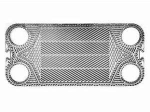China SS316 GX42 Heat Exchanger Spare Part Plate Hastelloy Alloy 0.5mm Tickness factory