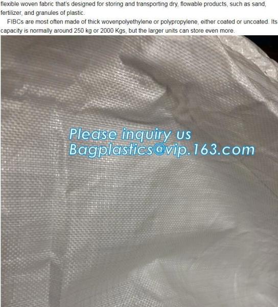 China Sand Jumbo Bags,Ton Bag 1500kg /chinese made white pp woven knitted big ton bag,pp woven jumbo big bag for gypsum powder factory