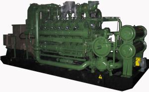 China Natural Gas Generator Set power 700-1200kw replace Jenbacher GE machine factory