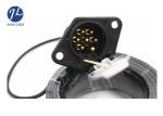 Heavy Duty 7 Pin Car Truck Trailer Backup Camera Cable With 2 Ways Video Audio
