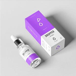 China Eco Friendly Cosmetic Packaging Box 30ml Essential Oil Dropper Bottle Packaging Box factory