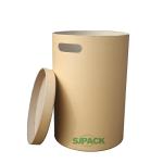 23L PUR Drum Adhesive Full Paper Fiberboard Drum High Temperature Resistant