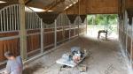 Hot Dip Galvanized Horse Stable Box Stall Fence Panel With Wood Board