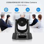 ROHS Hypercardioid 350 Pan SDI IP USB PTZ Camera For Video Conferencing