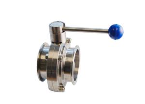 China Mirror Polish 6 Bar Weld 316L Tri Clamp Butterfly Valve factory