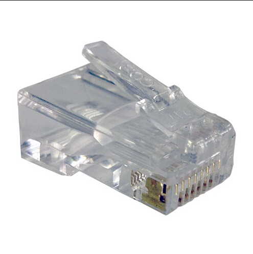 1.5AMP 10 Pin RJ45 RJ48 UTP Optical Patch Cord 50u Gold Plated
