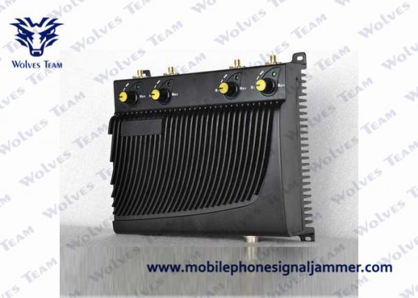 China Circuit Protection Cell Phone Frequency Jammer , Mobile Phone Jamming Device 40 Meters Range factory